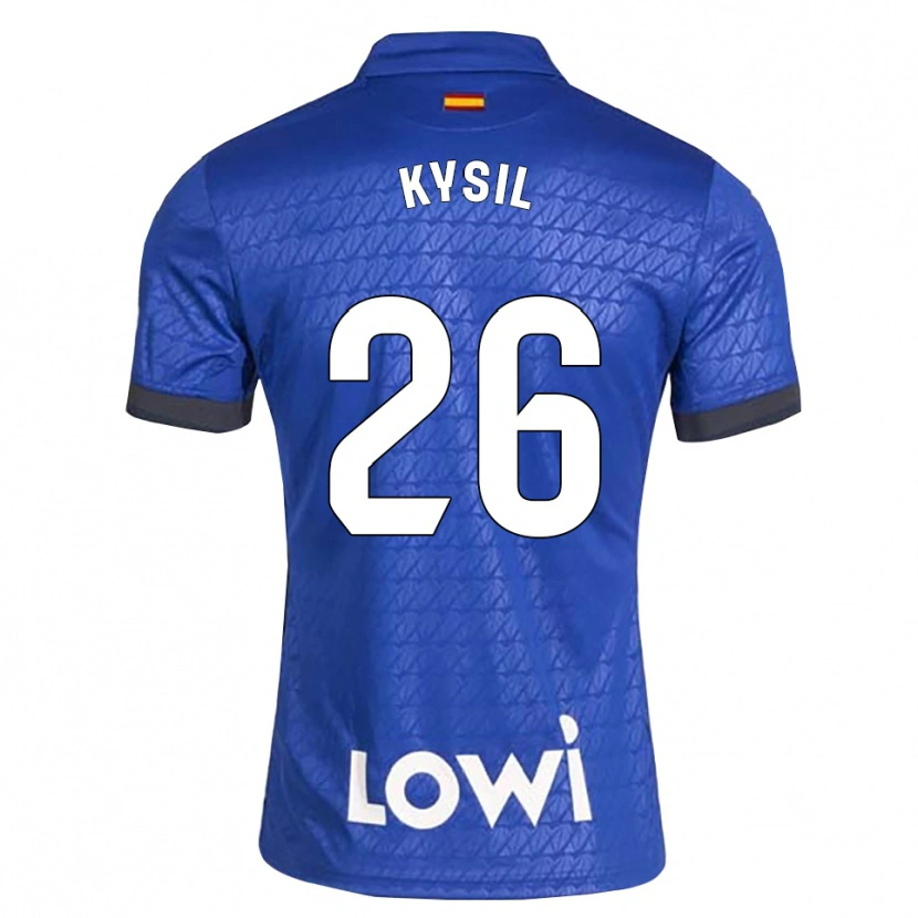 Danxen Hombre Camiseta Vladyslav Kysil #26 Azul Blanco Negro 1ª Equipación 2026/27 La Camisa México