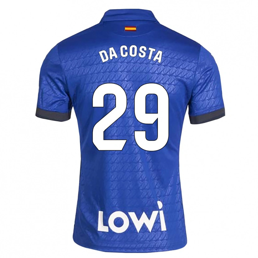Danxen Hombre Camiseta Coba Da Costa #29 Azul Blanco Negro 1ª Equipación 2026/27 La Camisa México