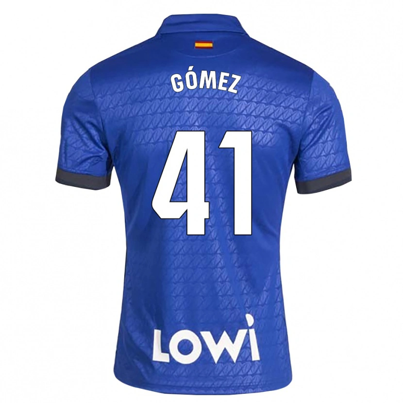 Danxen Hombre Camiseta Álvaro Gómez #41 Azul Blanco Negro 1ª Equipación 2026/27 La Camisa México