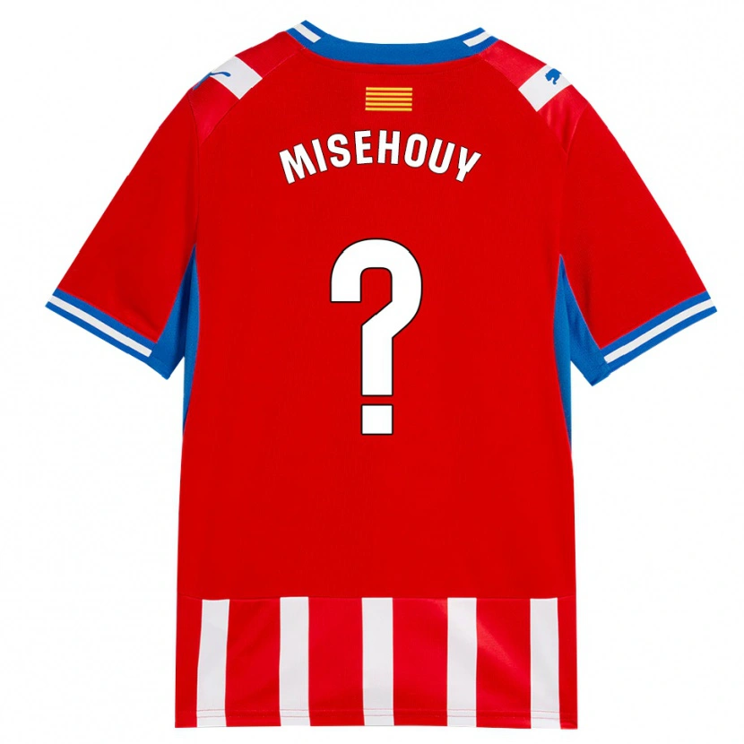 Danxen Hombre Camiseta Gabriel Misehouy #0 Rojo Blanco Azul Cielo 1ª Equipación 2026/27 La Camisa México