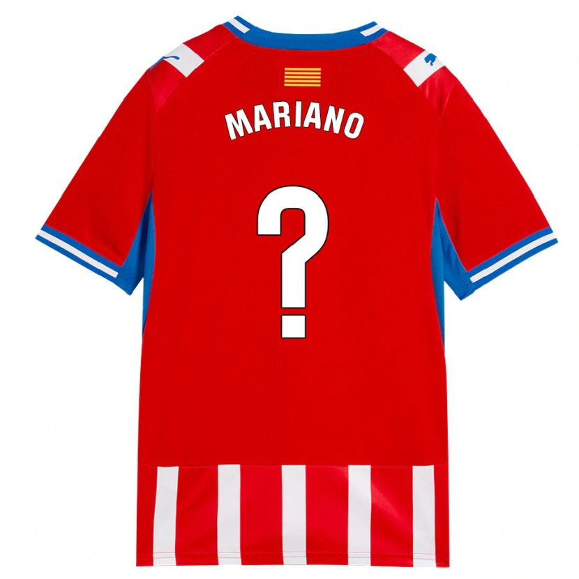 Danxen Hombre Camiseta Jorge Mariano #0 Rojo Blanco Azul Cielo 1ª Equipación 2026/27 La Camisa México