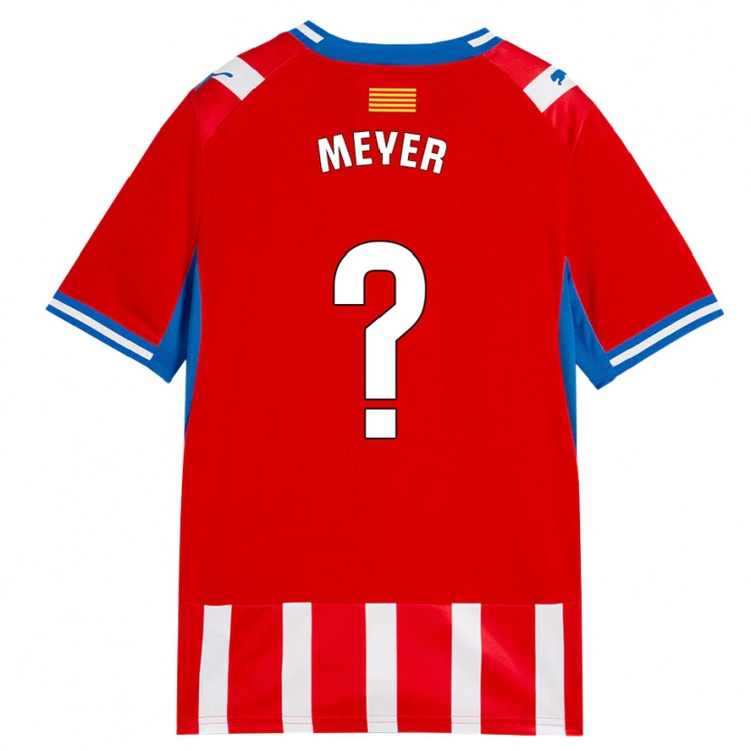 Danxen Hombre Camiseta Romeo Meyer #0 Rojo Blanco Azul Cielo 1ª Equipación 2026/27 La Camisa México