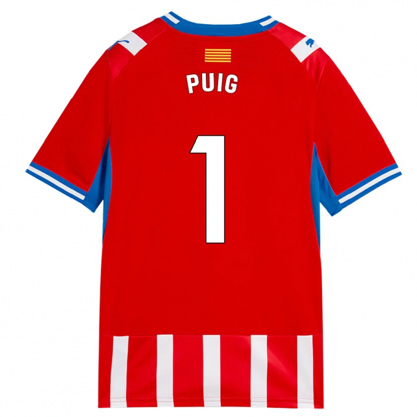 Danxen Hombre Camiseta Sergi Puig #1 Rojo Blanco Azul Cielo 1ª Equipación 2026/27 La Camisa México