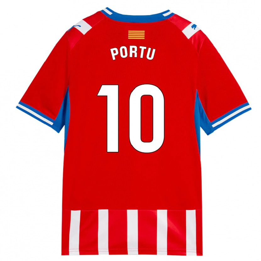 Danxen Hombre Camiseta Cristian Portugués Manzanera #10 Rojo Blanco Azul Cielo 1ª Equipación 2026/27 La Camisa México