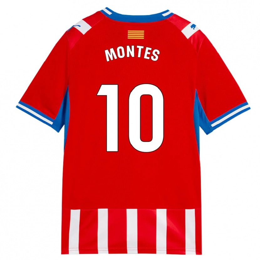 Danxen Hombre Camiseta Luis Montes #10 Rojo Blanco Azul Cielo 1ª Equipación 2026/27 La Camisa México