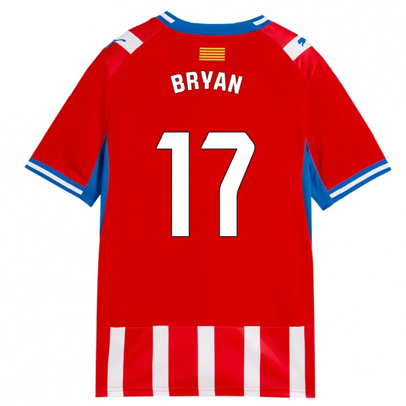 Danxen Hombre Camiseta Bryan Gil #17 Rojo Blanco Azul Cielo 1ª Equipación 2026/27 La Camisa México