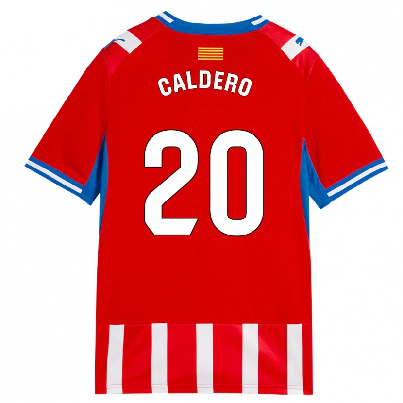 Danxen Hombre Camiseta Nil Caldero #20 Rojo Blanco Azul Cielo 1ª Equipación 2026/27 La Camisa México
