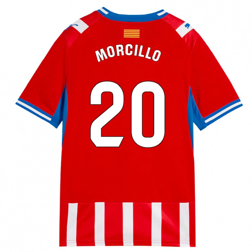 Danxen Hombre Camiseta Luis Morcillo #20 Rojo Blanco Azul Cielo 1ª Equipación 2026/27 La Camisa México