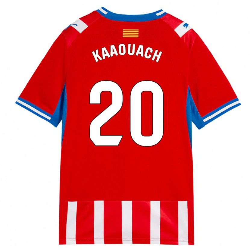 Danxen Hombre Camiseta Nabil Kaaouach #20 Rojo Blanco Azul Cielo 1ª Equipación 2026/27 La Camisa México
