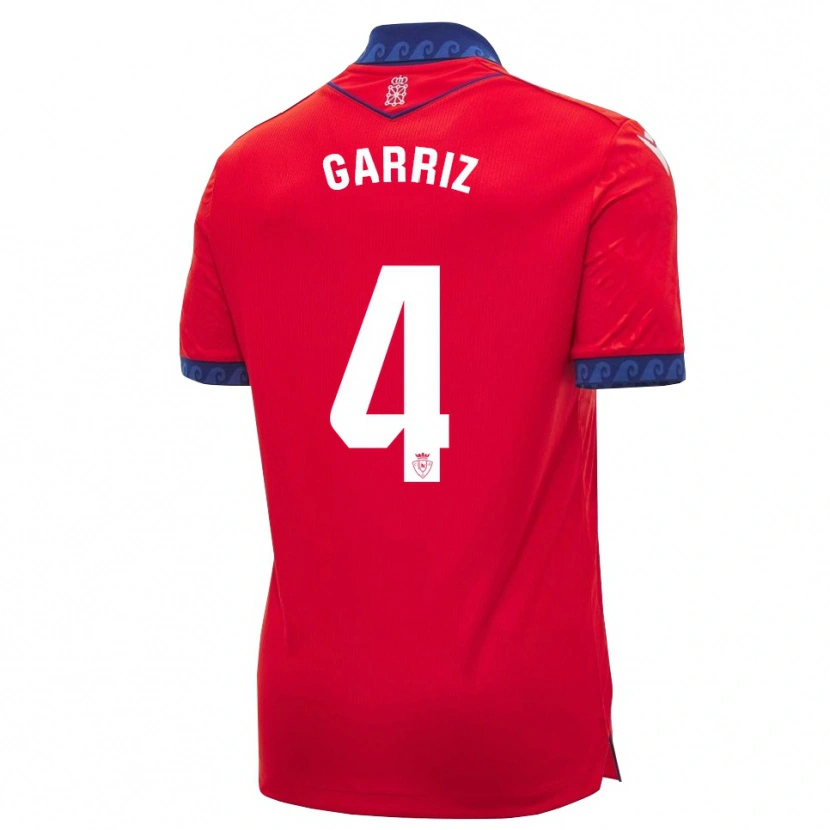 Danxen Hombre Camiseta Ibaider Garriz #4 Rojo Azul Marino Blanco 1ª Equipación 2026/27 La Camisa México