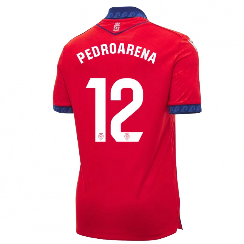 Danxen Hombre Camiseta Martin Pedroarena #12 Rojo Azul Marino Blanco 1ª Equipación 2026/27 La Camisa México