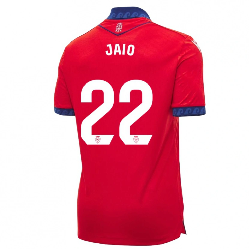 Danxen Hombre Camiseta Jaione Larraiotz Senosiain #22 Rojo Azul Marino Blanco 1ª Equipación 2026/27 La Camisa México
