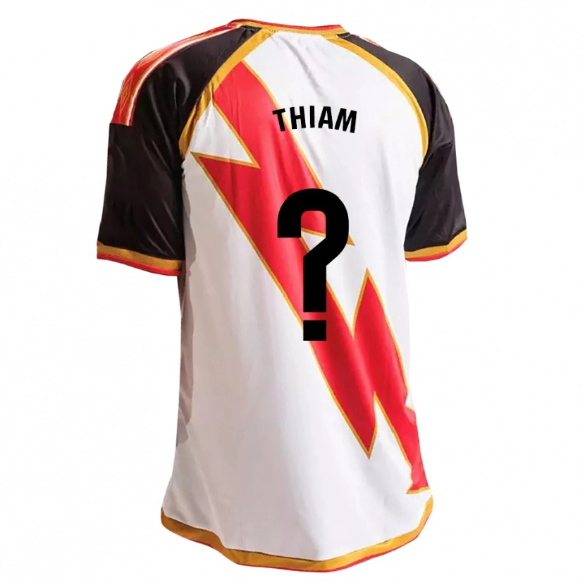 Danxen Hombre Camiseta Aly Thiam #0 Negro Rojo Blanco Oro 1ª Equipación 2026/27 La Camisa México