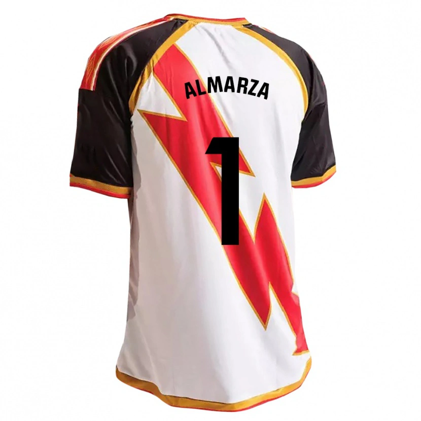 Danxen Hombre Camiseta Ana Almarza Garrido #1 Negro Rojo Blanco Oro 1ª Equipación 2026/27 La Camisa México