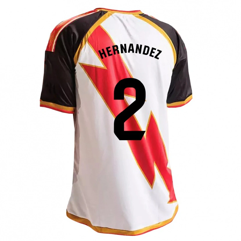 Danxen Hombre Camiseta Marco Hernández #2 Negro Rojo Blanco Oro 1ª Equipación 2026/27 La Camisa México