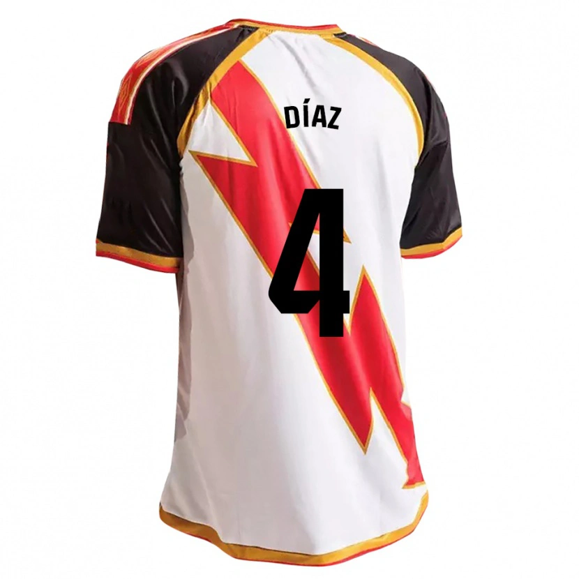 Danxen Hombre Camiseta Pedro Díaz #4 Negro Rojo Blanco Oro 1ª Equipación 2026/27 La Camisa México
