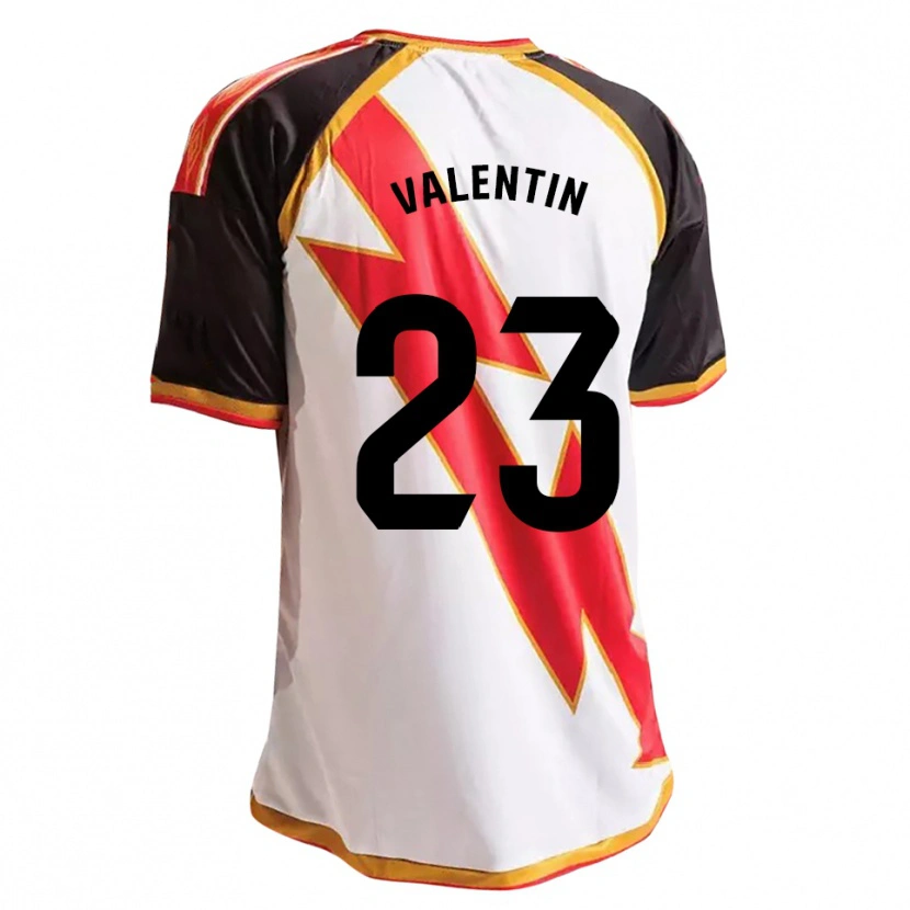 Danxen Hombre Camiseta Óscar Valentín #23 Negro Rojo Blanco Oro 1ª Equipación 2026/27 La Camisa México