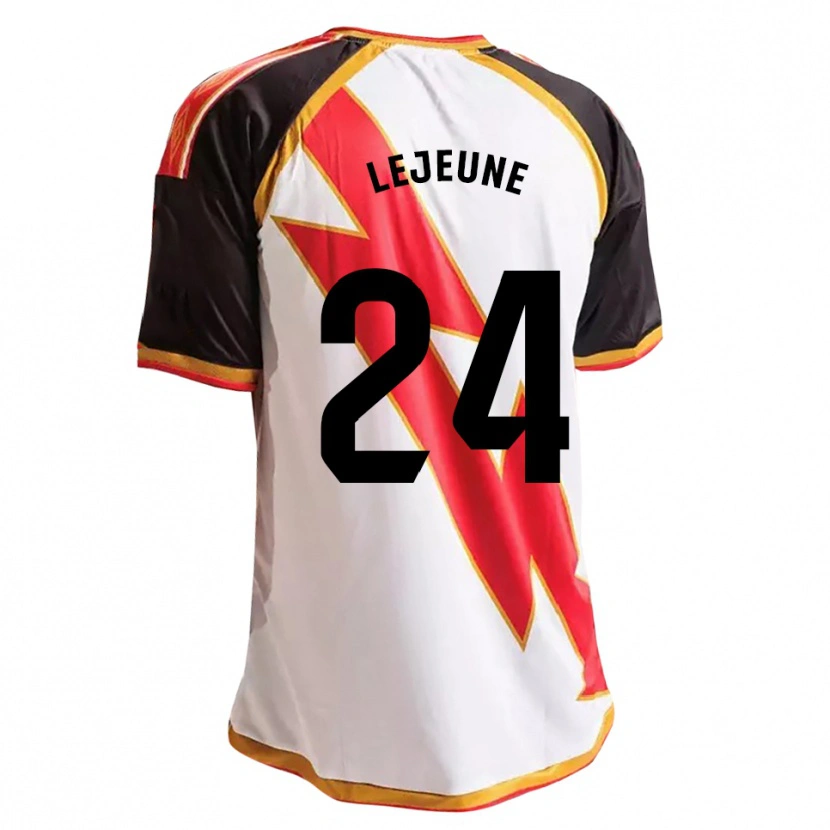 Danxen Hombre Camiseta Florian Lejeune #24 Negro Rojo Blanco Oro 1ª Equipación 2026/27 La Camisa México