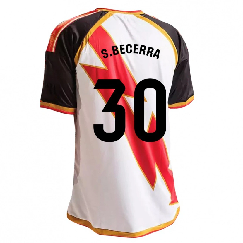 Danxen Hombre Camiseta Samuel Becerra #30 Negro Rojo Blanco Oro 1ª Equipación 2026/27 La Camisa México