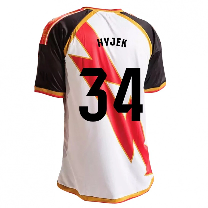 Danxen Hombre Camiseta David Hyjek #34 Negro Rojo Blanco Oro 1ª Equipación 2026/27 La Camisa México