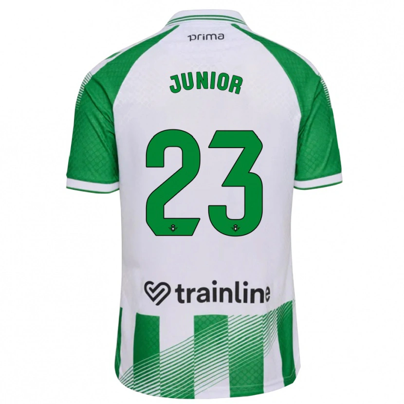 Danxen Hombre Camiseta Junior Firpo #23 Verde Claro Negro Blanco 1ª Equipación 2026/27 La Camisa México