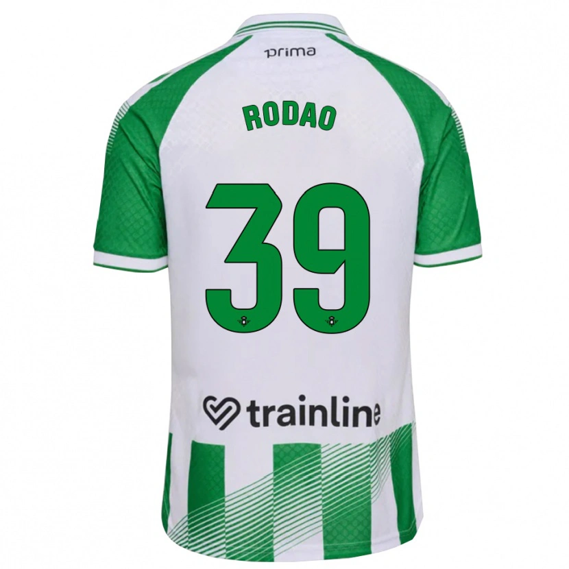 Danxen Hombre Camiseta Alba Rodao #39 Verde Claro Negro Blanco 1ª Equipación 2026/27 La Camisa México
