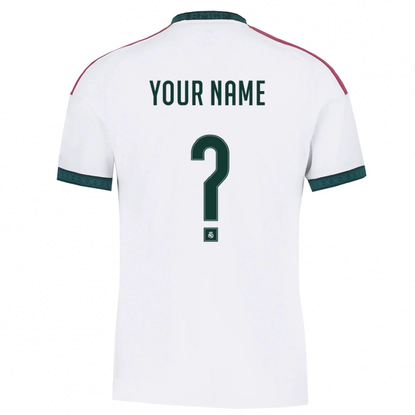 Danxen Hombre Camiseta Su Nombre #0 Verde Oscuro Blanco Rojo 1ª Equipación 2026/27 La Camisa México