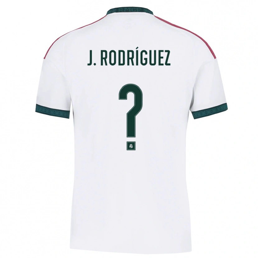 Danxen Hombre Camiseta Juan Rodríguez #0 Verde Oscuro Blanco Rojo 1ª Equipación 2026/27 La Camisa México
