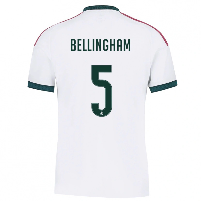 Danxen Hombre Camiseta Jude Bellingham #5 Verde Oscuro Blanco Rojo 1ª Equipación 2026/27 La Camisa México