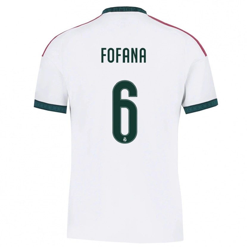 Danxen Hombre Camiseta Cherif Fofana #6 Verde Oscuro Blanco Rojo 1ª Equipación 2026/27 La Camisa México