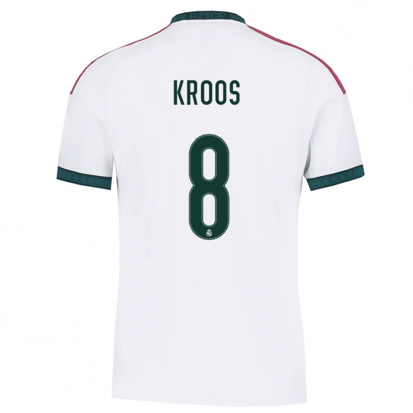Danxen Hombre Camiseta Toni Kroos #8 Verde Oscuro Blanco Rojo 1ª Equipación 2026/27 La Camisa México