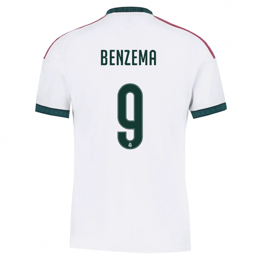 Danxen Hombre Camiseta Karim Benzema #9 Verde Oscuro Blanco Rojo 1ª Equipación 2026/27 La Camisa México