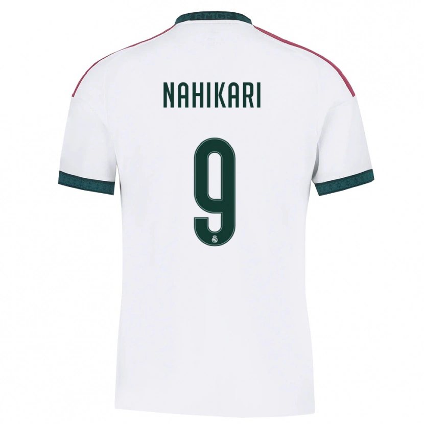 Danxen Hombre Camiseta Nahikari Garcia #9 Verde Oscuro Blanco Rojo 1ª Equipación 2026/27 La Camisa México