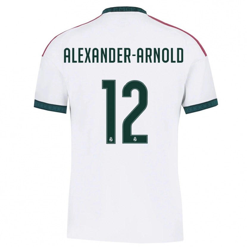 Danxen Hombre Camiseta Trent Alexander-Arnold #12 Verde Oscuro Blanco Rojo 1ª Equipación 2026/27 La Camisa México