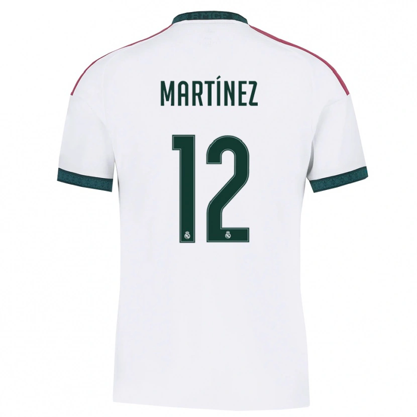Danxen Hombre Camiseta Rubén Martínez #12 Verde Oscuro Blanco Rojo 1ª Equipación 2026/27 La Camisa México
