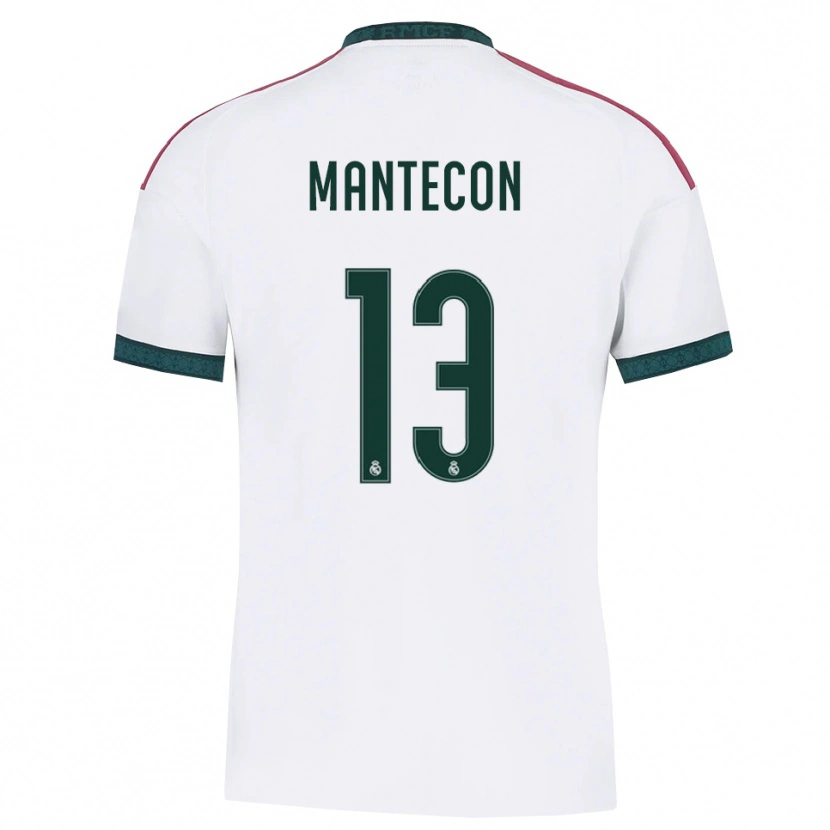 Danxen Hombre Camiseta Hugo Mantecon #13 Verde Oscuro Blanco Rojo 1ª Equipación 2026/27 La Camisa México