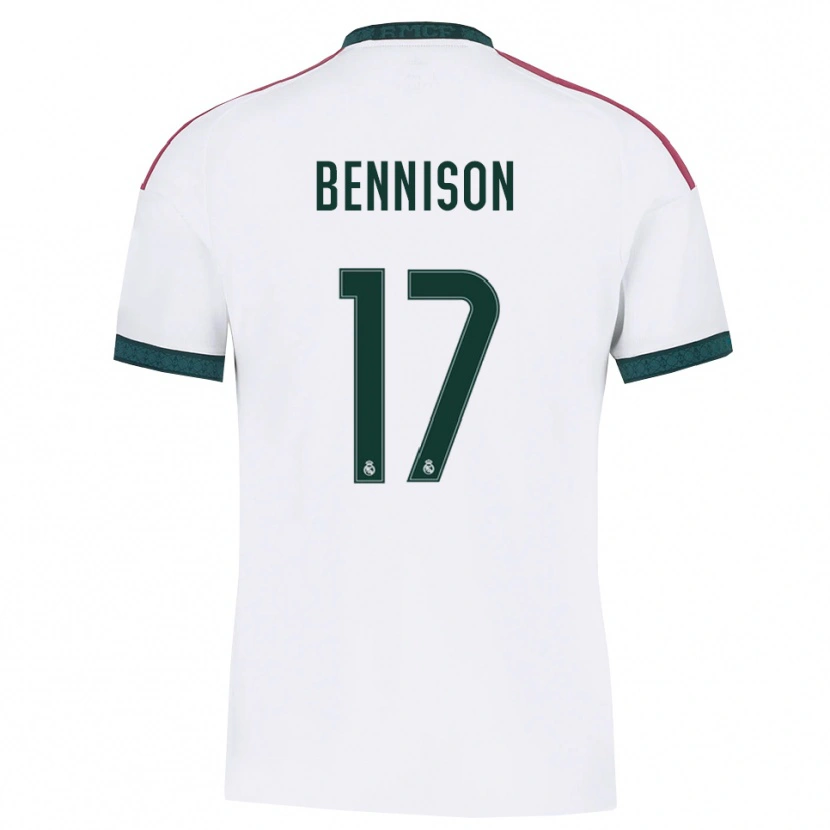 Danxen Hombre Camiseta Hanna Bennison #17 Verde Oscuro Blanco Rojo 1ª Equipación 2026/27 La Camisa México