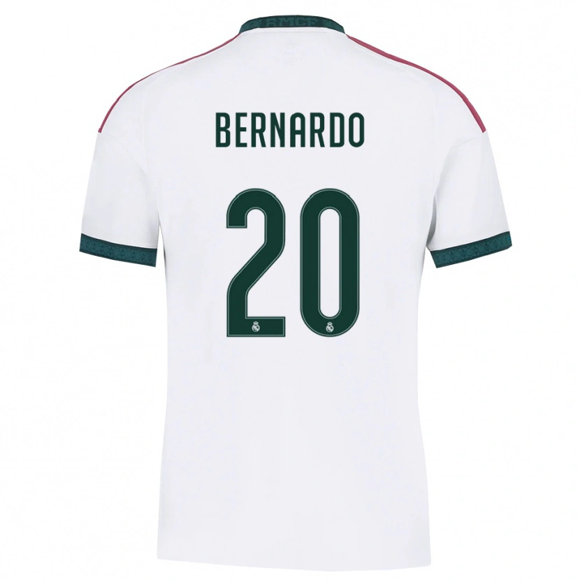 Danxen Hombre Camiseta Bernardo Silva #20 Verde Oscuro Blanco Rojo 1ª Equipación 2026/27 La Camisa México