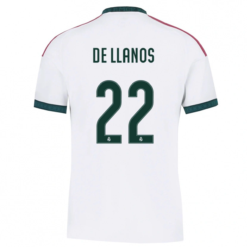 Danxen Hombre Camiseta Hugo De Llanos #22 Verde Oscuro Blanco Rojo 1ª Equipación 2026/27 La Camisa México