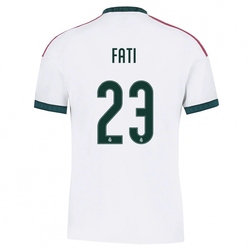 Danxen Hombre Camiseta Lamini Fati #23 Verde Oscuro Blanco Rojo 1ª Equipación 2026/27 La Camisa México