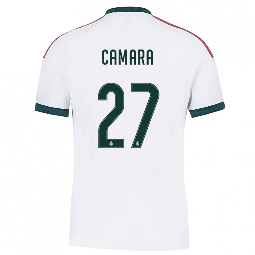 Danxen Hombre Camiseta Kalifa Camara #27 Verde Oscuro Blanco Rojo 1ª Equipación 2026/27 La Camisa México
