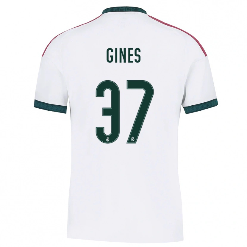 Danxen Hombre Camiseta Álvaro Ginés #37 Verde Oscuro Blanco Rojo 1ª Equipación 2026/27 La Camisa México