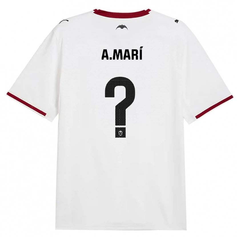 Danxen Hombre Camiseta Alberto Marí #0 Negro Blanco Rojo Amarillo 1ª Equipación 2026/27 La Camisa México