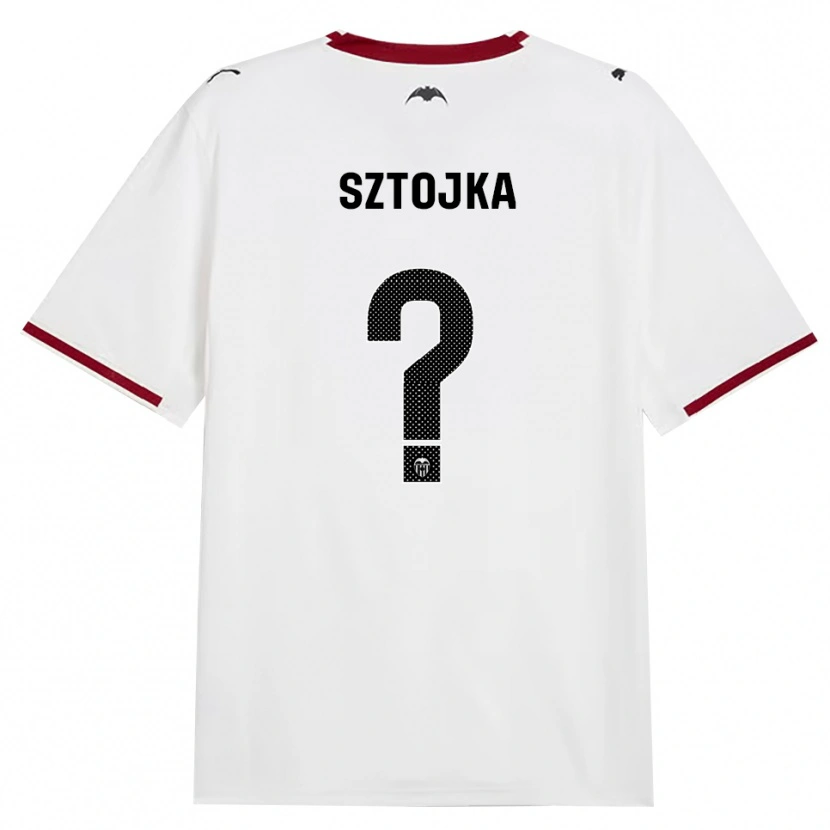 Danxen Hombre Camiseta Márk Sztojka #0 Negro Blanco Rojo Amarillo 1ª Equipación 2026/27 La Camisa México