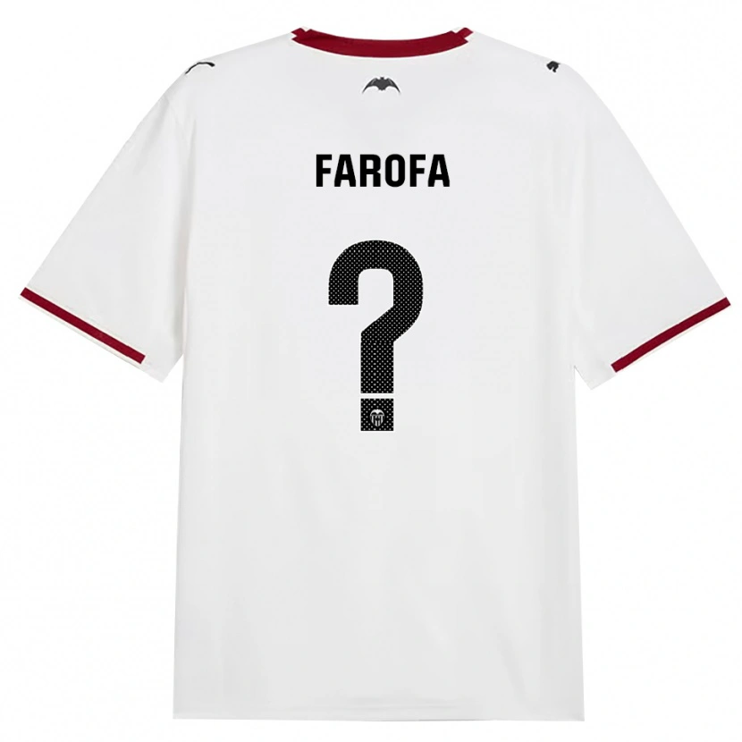 Danxen Hombre Camiseta Rodrigo Farofa #0 Negro Blanco Rojo Amarillo 1ª Equipación 2026/27 La Camisa México