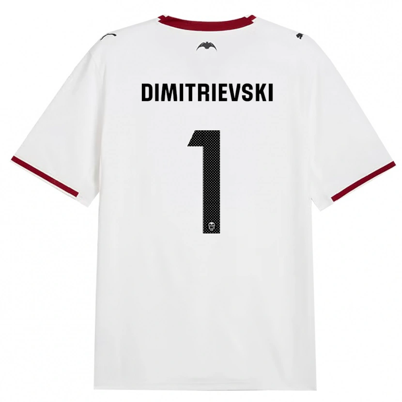 Danxen Hombre Camiseta Stole Dimitrievski #1 Negro Blanco Rojo Amarillo 1ª Equipación 2026/27 La Camisa México