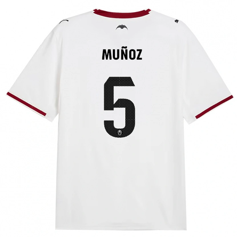 Danxen Hombre Camiseta Iván Muñoz #5 Negro Blanco Rojo Amarillo 1ª Equipación 2026/27 La Camisa México