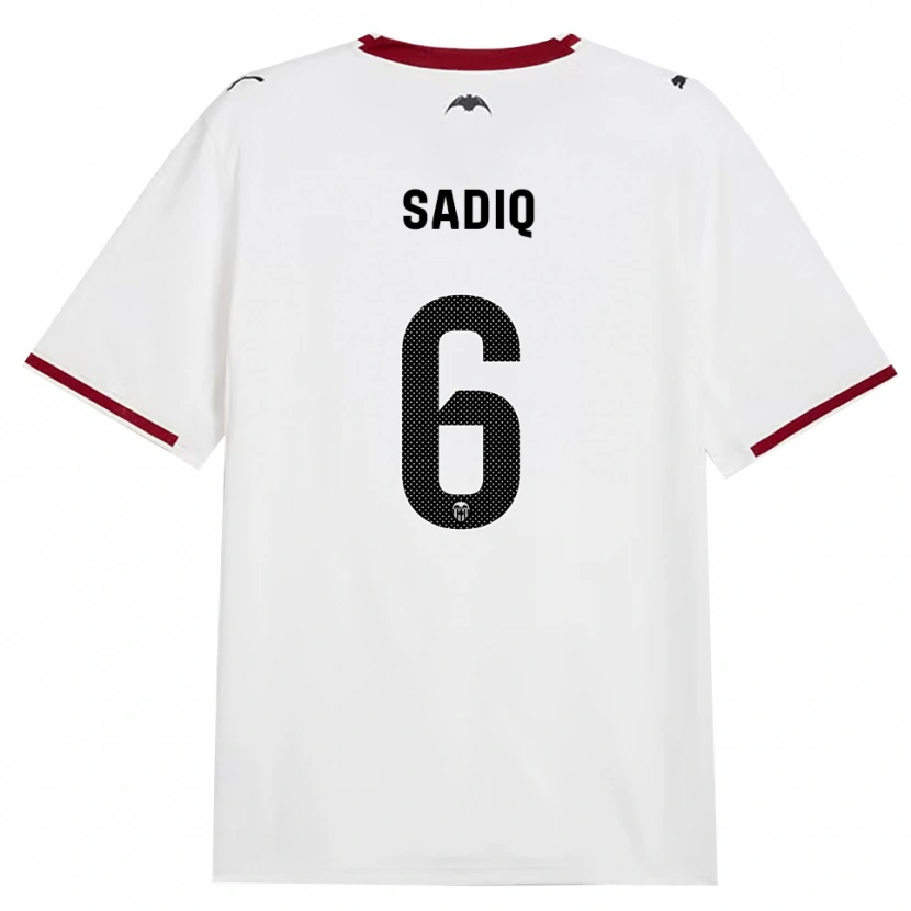 Danxen Hombre Camiseta Umar Sadiq #6 Negro Blanco Rojo Amarillo 1ª Equipación 2026/27 La Camisa México