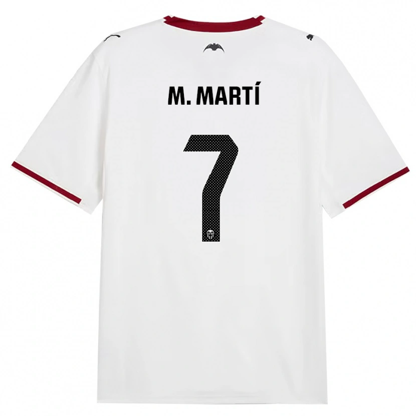 Danxen Hombre Camiseta Marina Martí #7 Negro Blanco Rojo Amarillo 1ª Equipación 2026/27 La Camisa México