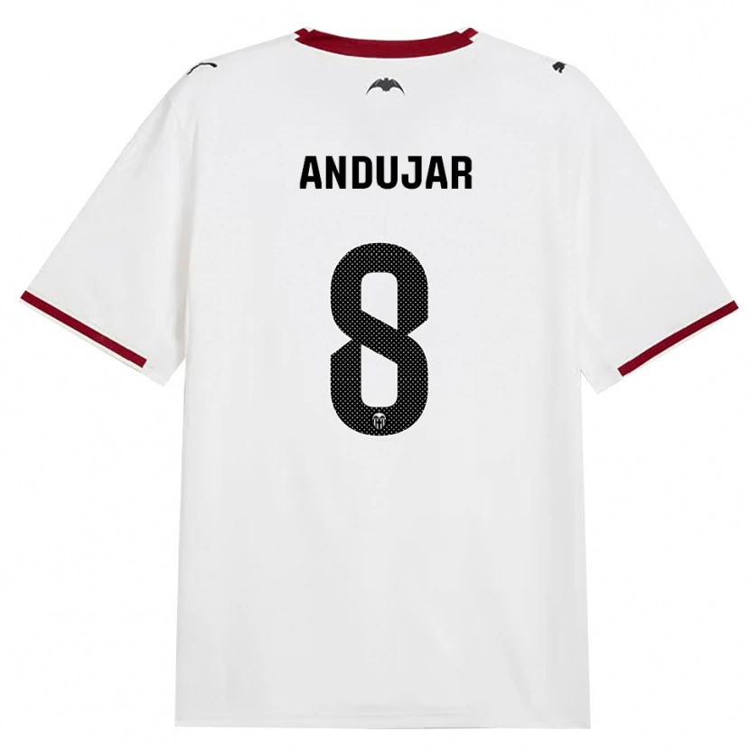 Danxen Hombre Camiseta Candela Andujar #8 Negro Blanco Rojo Amarillo 1ª Equipación 2026/27 La Camisa México